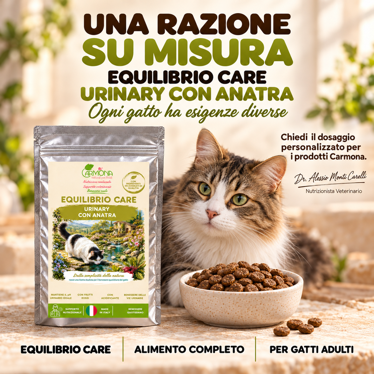 EQUILIBRIO CARE urinary con Anatra – Dosaggio personalizzato