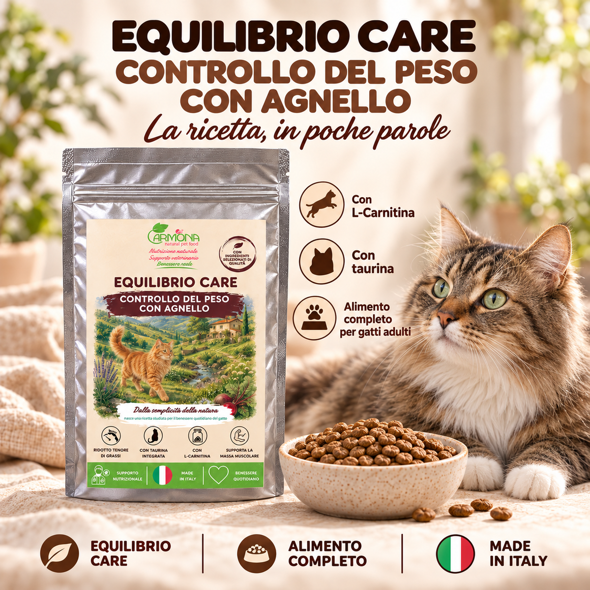 EQUILIBRIO CARE controllo del peso con Agnello – Ricetta