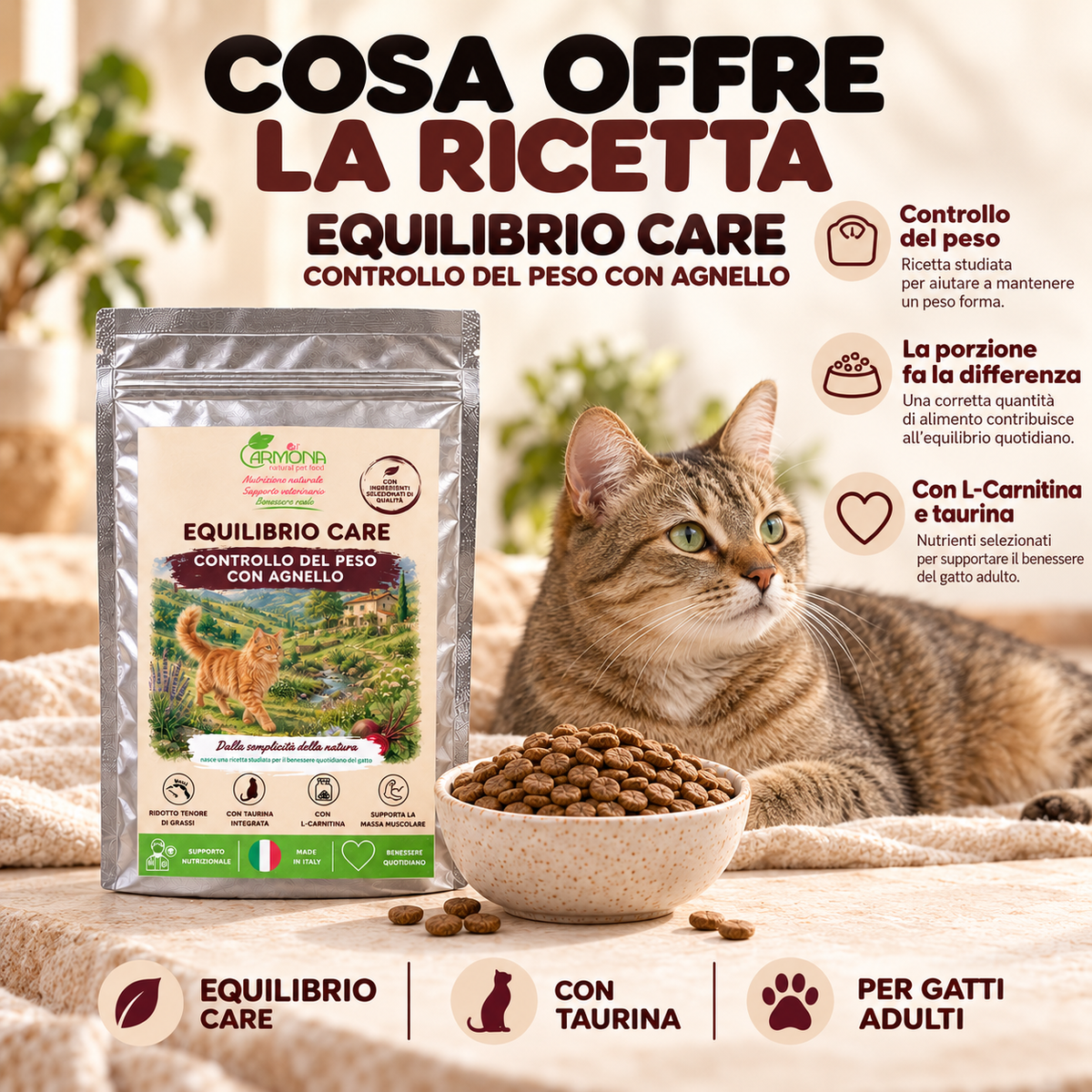 EQUILIBRIO CARE controllo del peso con Agnello – Benefici
