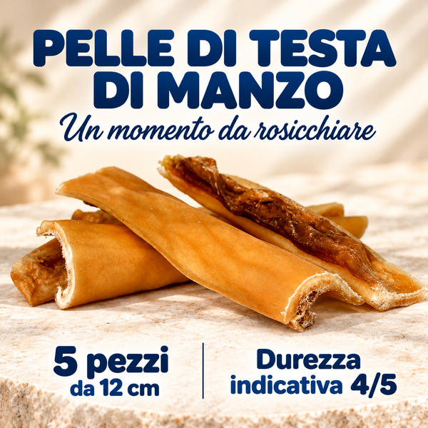 Pelle di testa di manzo