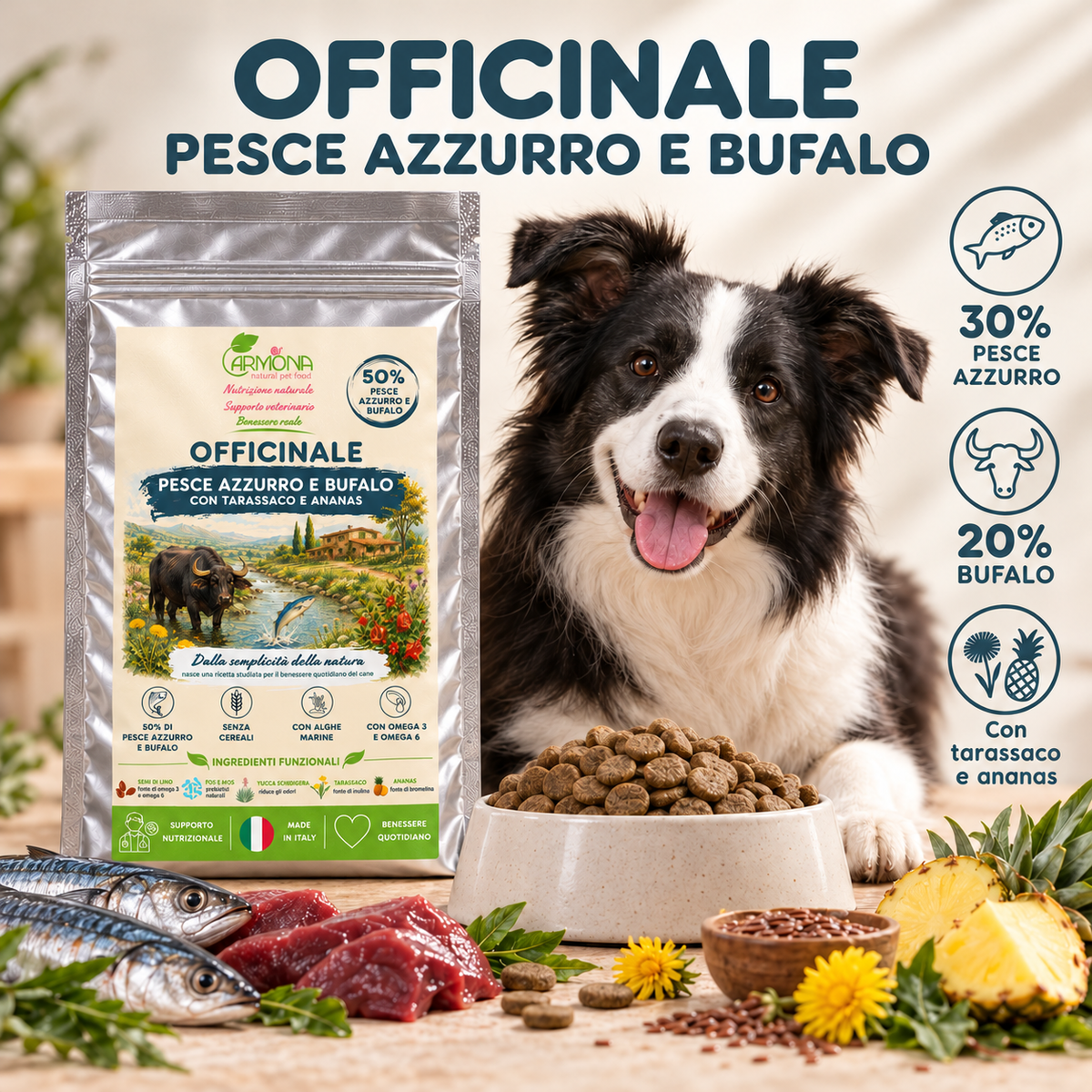 Officinale Pesce azzurro e Bufalo — spiegazione