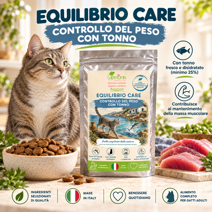 EQUILIBRIO CARE controllo del peso con Tonno - spiegazione