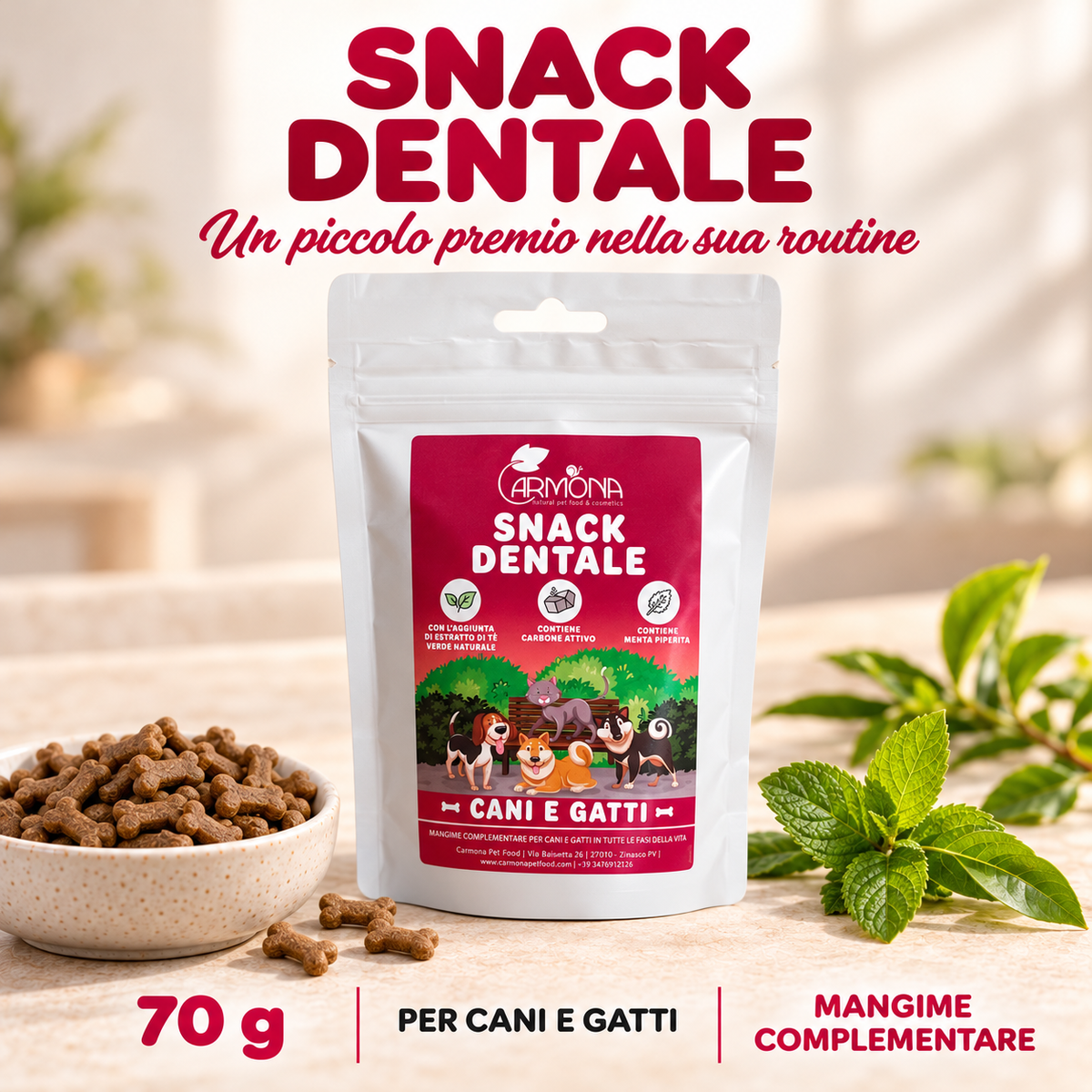 Snack Dentale Carmona 70 g — copertina