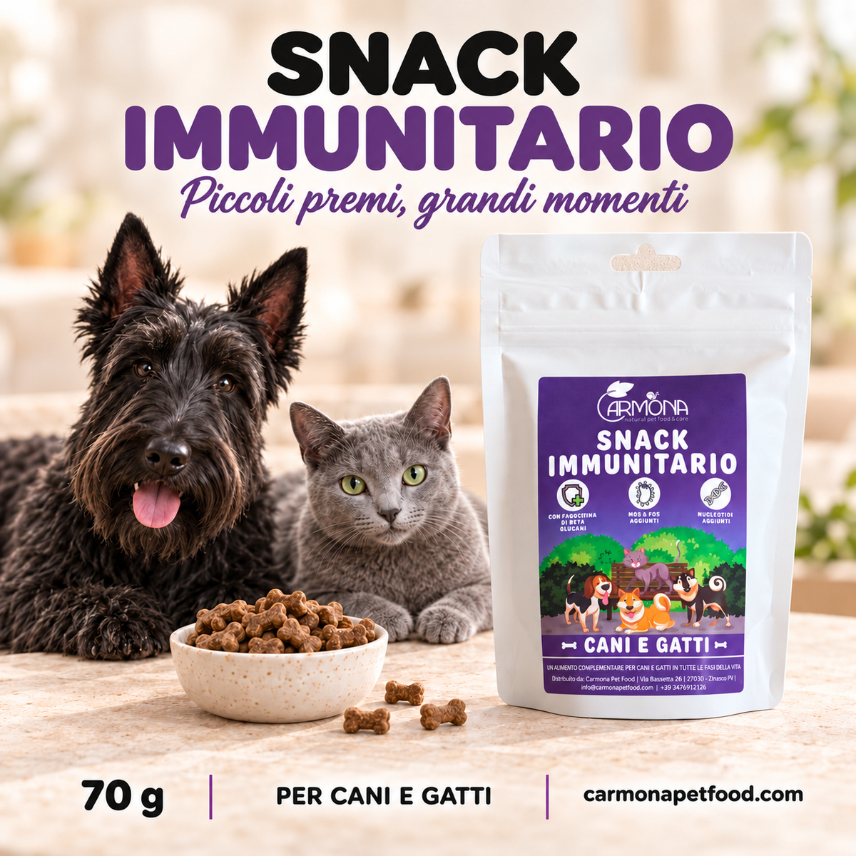 Carmona Snack Immunitario – chiusura
