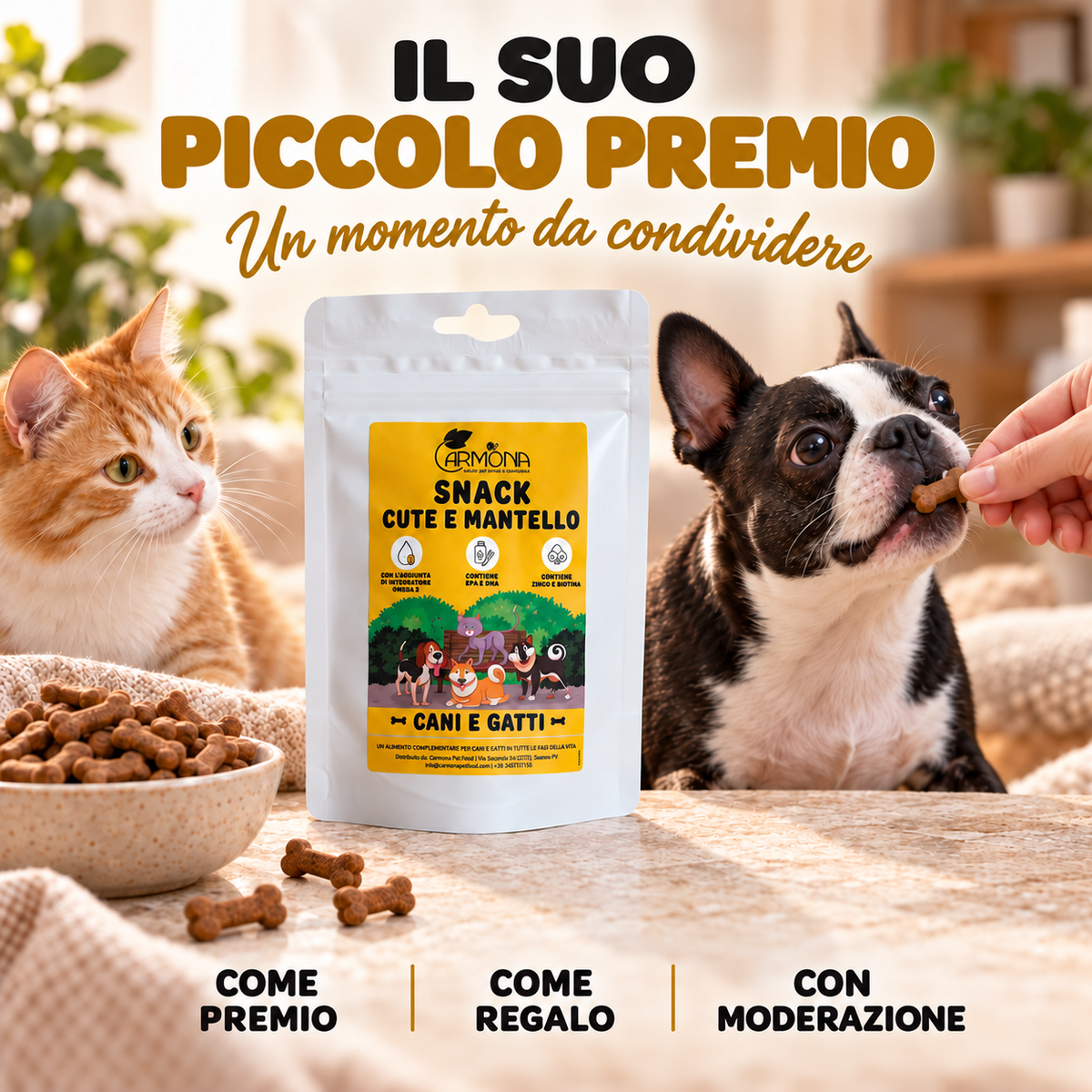 Carmona snack-skin – modo-uso