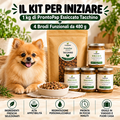 STARTER KIT TACCHINO - 1 Kg PRONTOPAP ESSICCATO + 4 BRODO FUNZIONALE DA 480 g 2