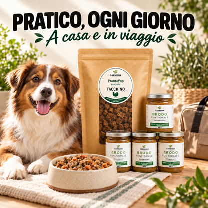 STARTER KIT TACCHINO - 1 Kg PRONTOPAP ESSICCATO + 4 BRODO FUNZIONALE DA 480 g 5
