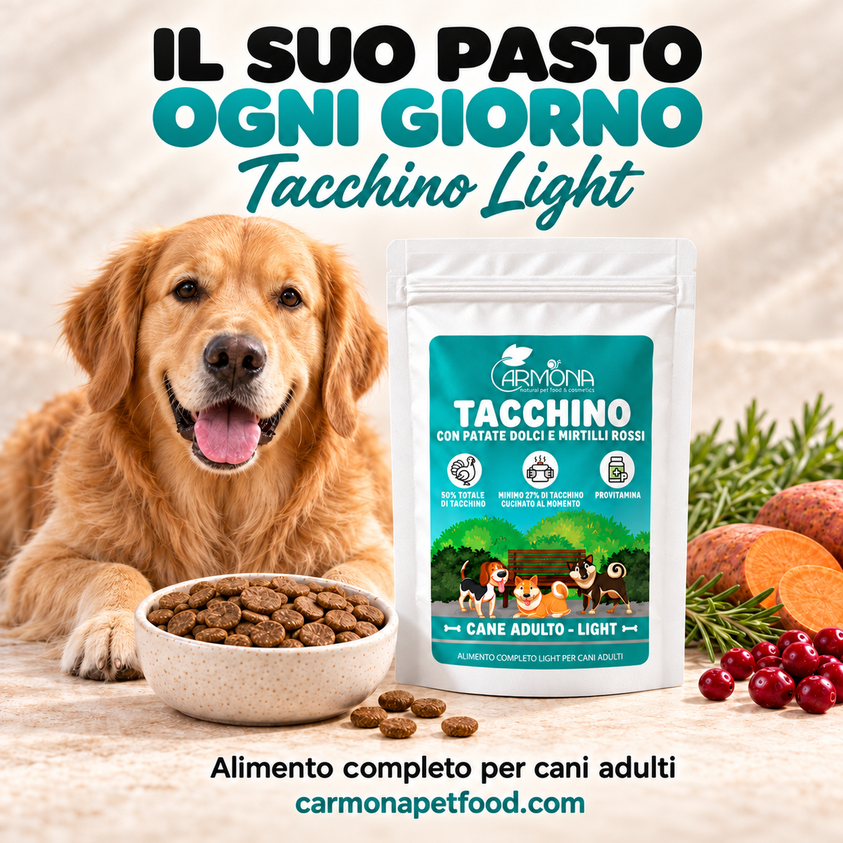 Tacchino Light sacco bianco – chiusura