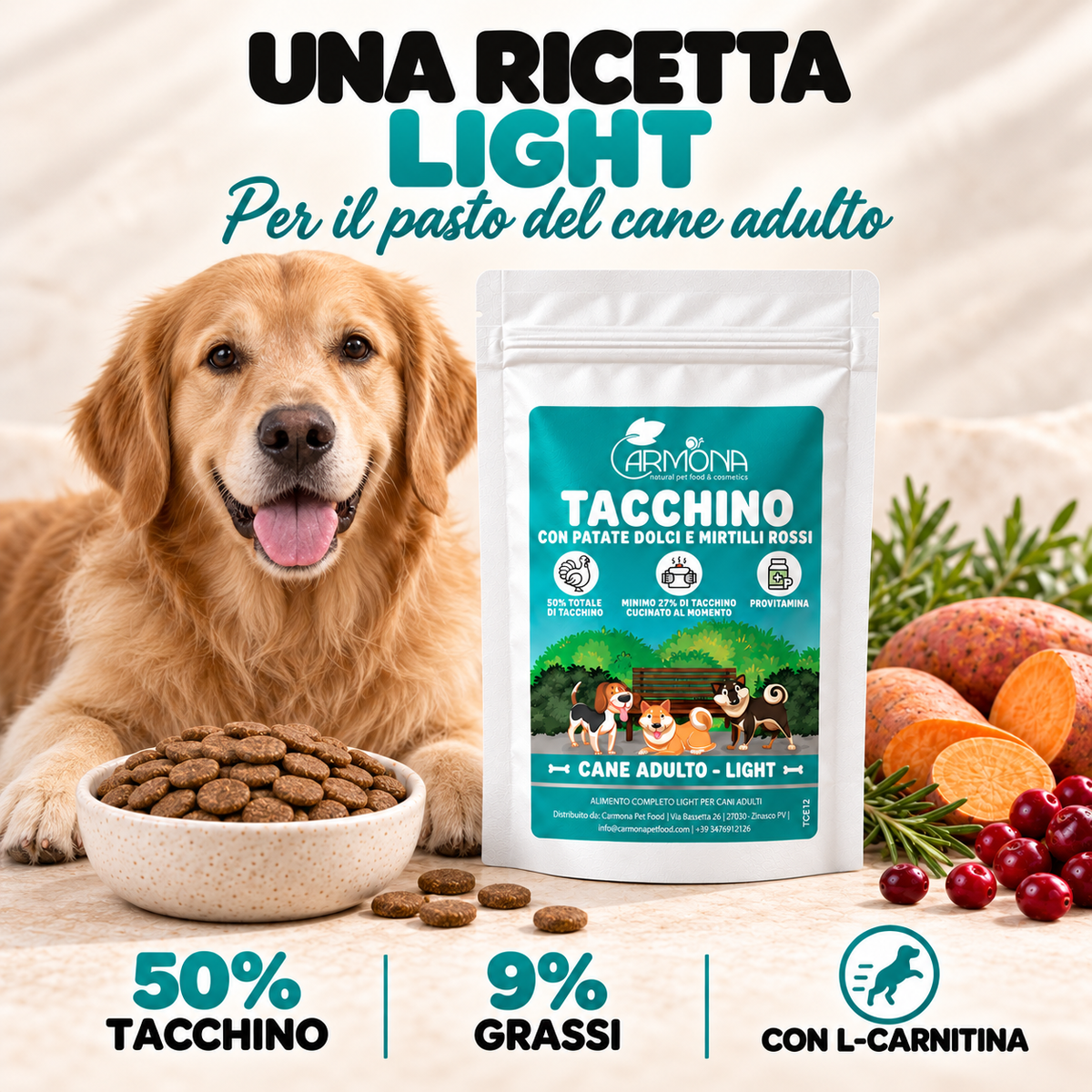 Tacchino Light sacco bianco – spiegazione