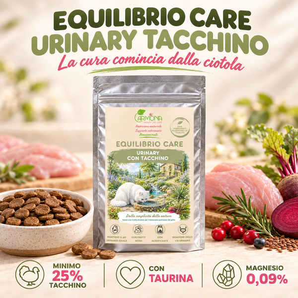 Crocchette Equilibrio Care urinary con tacchino per gatti