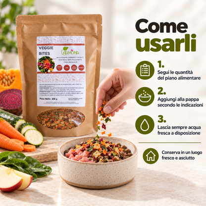 Veggie Bites mix – modo d’uso