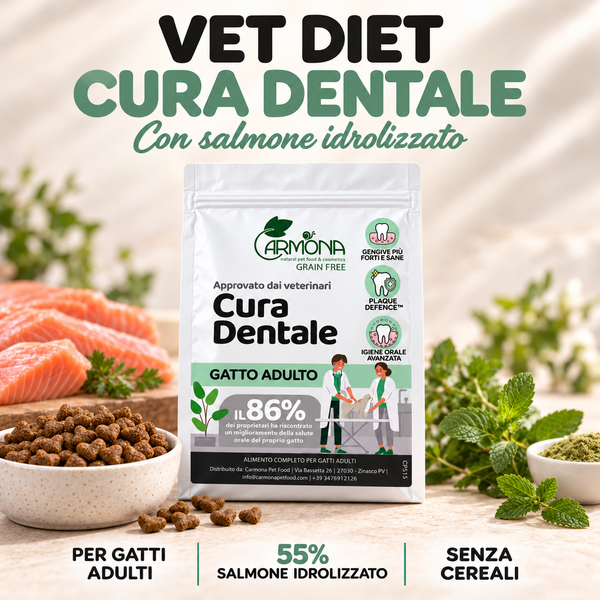 VET DIET - IGIENE DENTALE 100% IDROLIZZATO grain free al Salmone