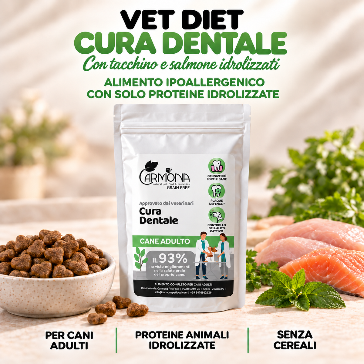 VET DIET - IPOALLERGENICO IDROLIZZATO IGIENE DENTALE copertina