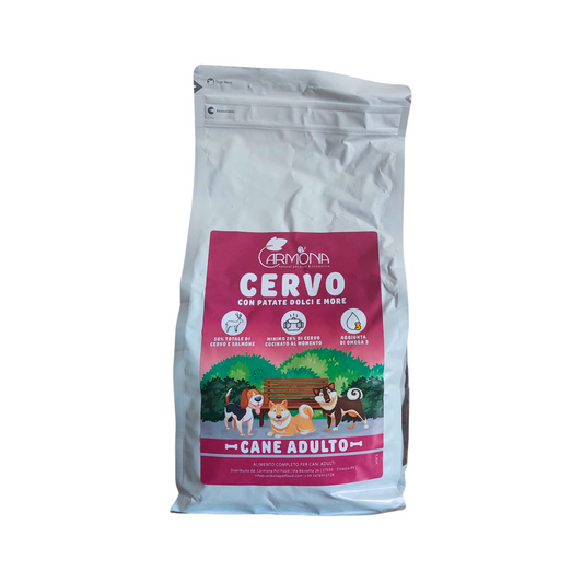 GRAIN FREE CANE ADULTO CERVO CON PATATE DOLCI E MORE - 2 Kg